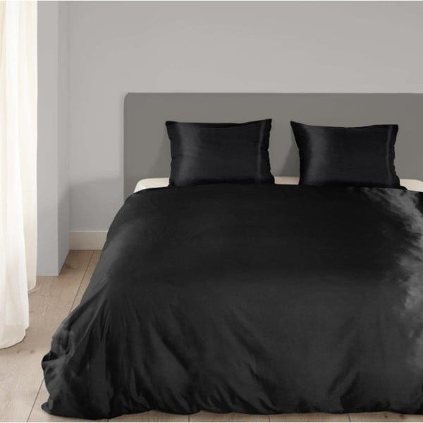 Lenjerie de pat Emotion Brilla, 140 x 220 cm, negru