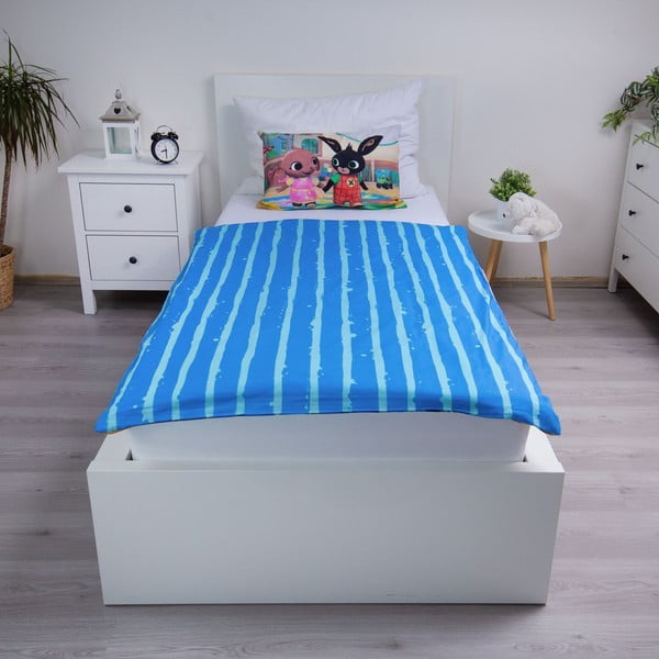 Lenjerie de pat pentru copii din bumbac pentru pătuț 100x135 cm Bing Bunny "Tower" – Jerry Fabrics-image-2