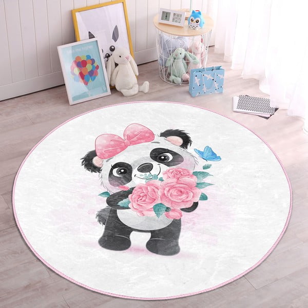 Covor pentru copii alb ø 100 cm Comfort – Mila Home-image-4