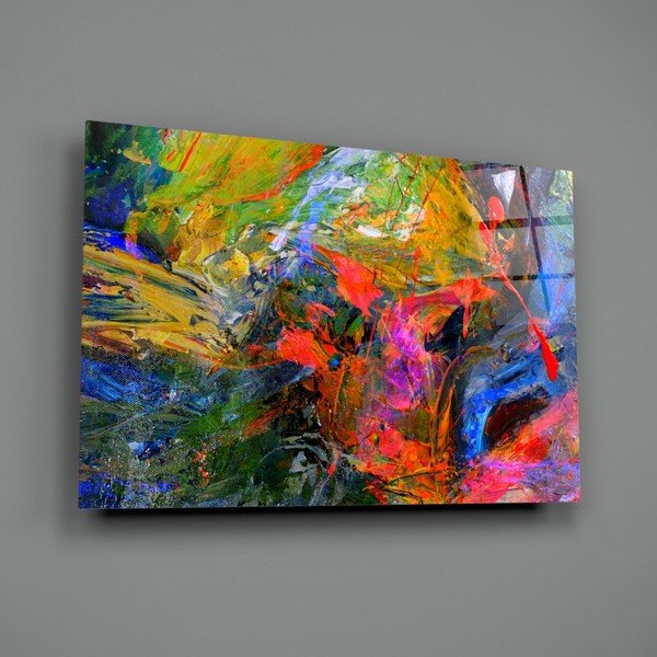 Tablou din sticlă Insigne Color Burst, 72 x 46 cm-image-3