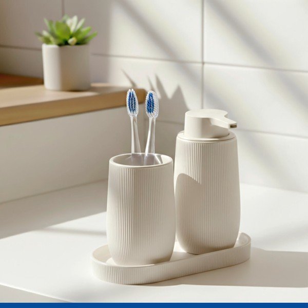 Organizator de baie crem din ceramică Fablo – Wenko-image-1