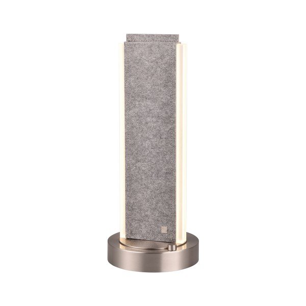 Veioză gri LED cu control vocal/cu control prin aplicații mobile cu abajur textil (înălțime 51 cm) Cicara – CINQUE-image-3