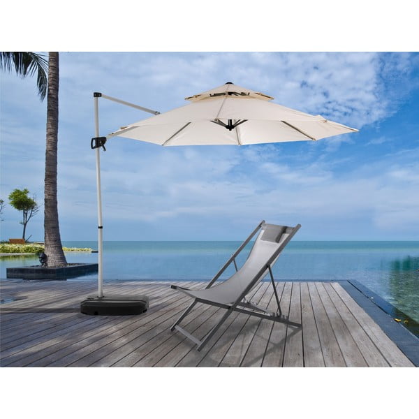 Umbrelă de soare albă ø 350 cm Numana – Tomasucci-image-1