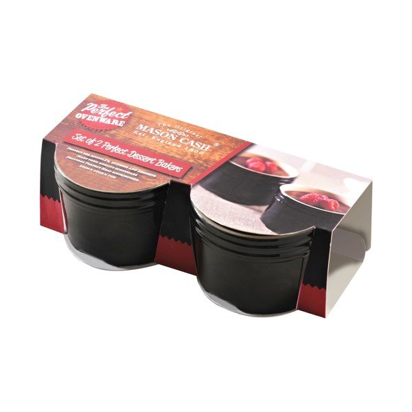 Set 2 boluri pentru coacere Mason Cash Perfect, ⌀ 10 cm, negru-image-1