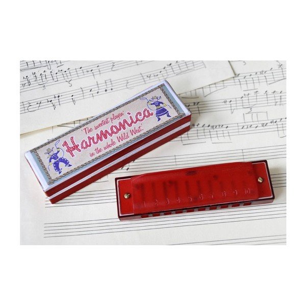 Harmonică Rex London Traditional, roșu-image-2