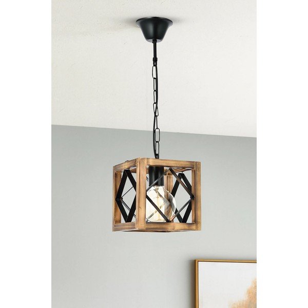 Lustră din lemn de brad Zikzak Rustik-image-1