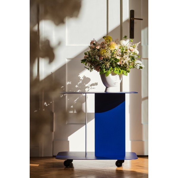 Măsuță de servire cu roți din metal 40x60 cm HO – noo.ma-image-1