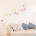 Set 24 autocolante Ambiance Artistic Butterflies