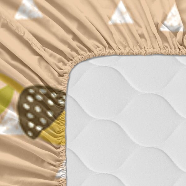 Cearșaf din bumbac pentru copii Moshi Moshi Harvestwood, 70 x 140 cm-image-2