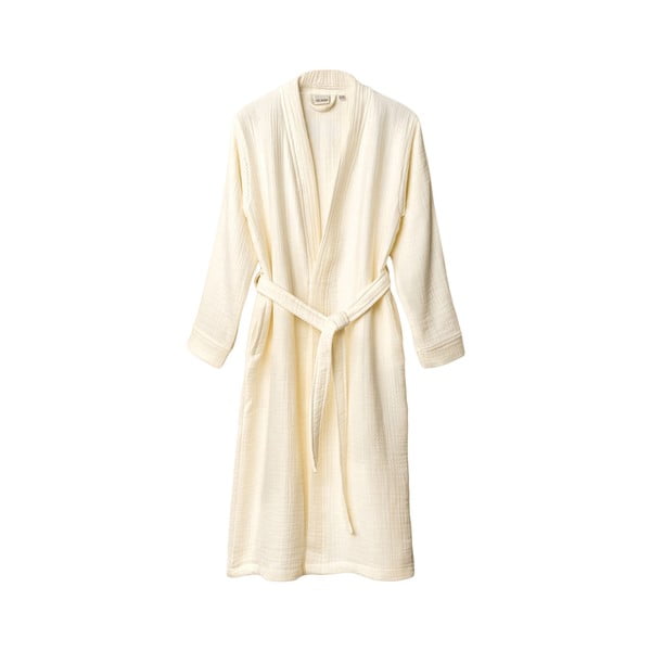 Halat crem L/XL din muselină Kimono – Foutastic