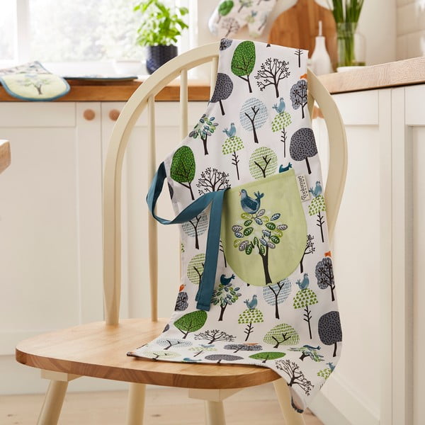 Șorț din bumbac Forest Birds – Cooksmart ®-image-1