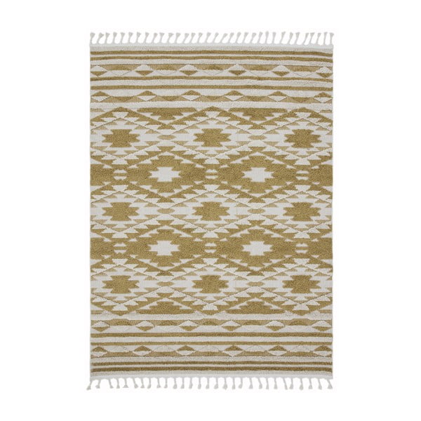 Covor Asiatic Carpets Taza, 120 x 170 cm, galben