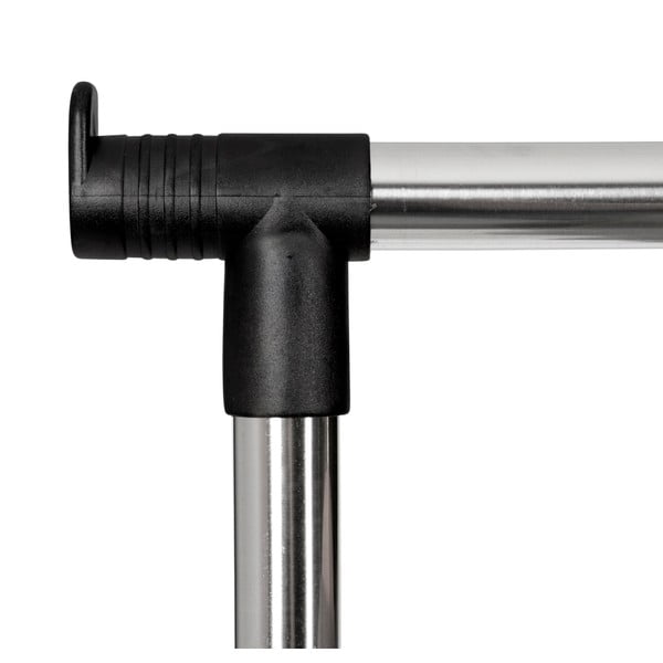 Suport dublu mobil pentru haine, cu înălțime reglabilă Compactor Cleano-image-2