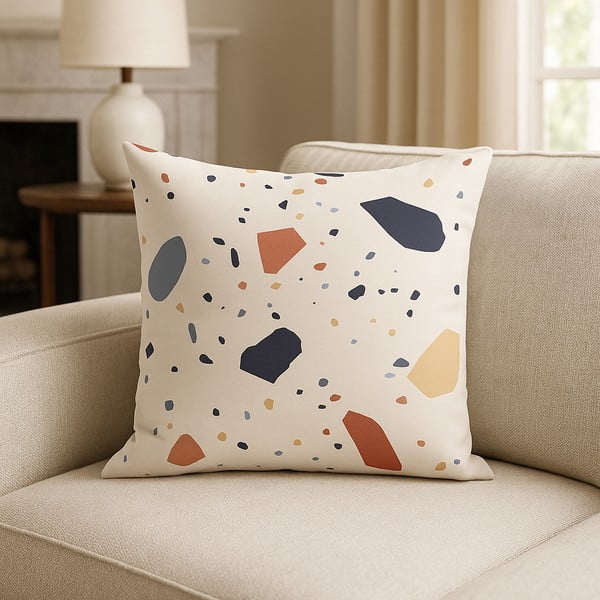 Față de pernă 43x43 cm Cracked Terrazzo – Mila Home-image-1