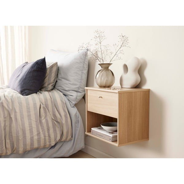 Noptieră suspendată cu aspect de stejar Mistral - Hammel Furniture-image-3