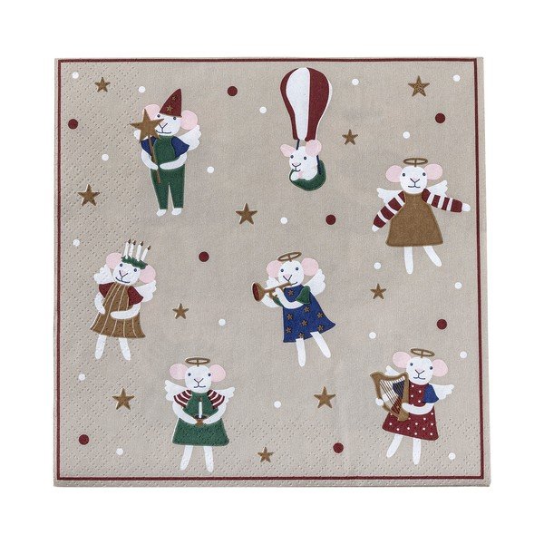 Șervețele 20 buc. din hârtie 33x33 cm Peo – Bloomingville