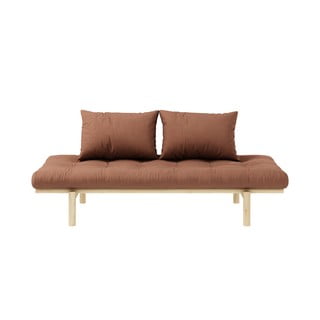 Canapea portocalie/maro 200 cm Pace - Karup Design