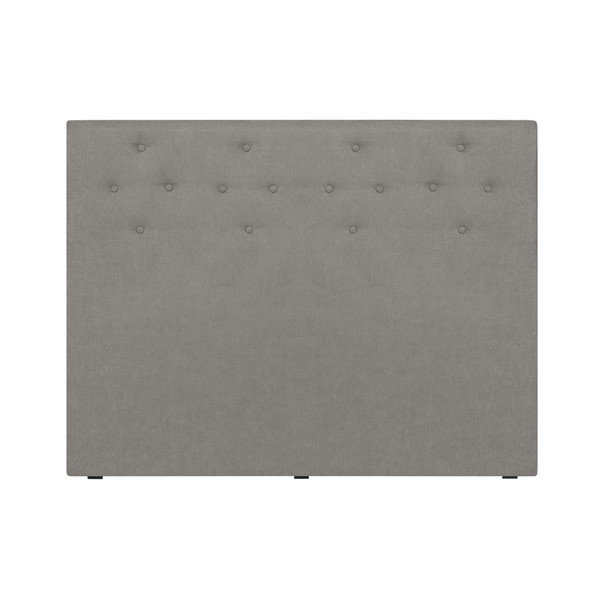 Tăblie pat Cosmopolitan design Barcelona, lățime 162 cm, gri deschis-image-1