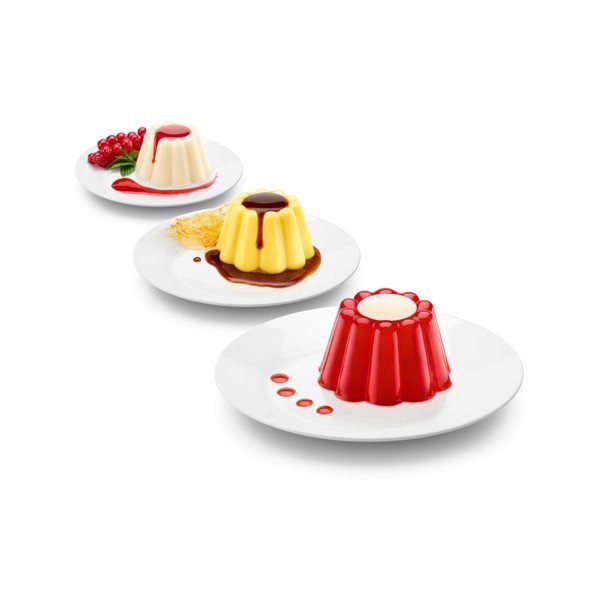 Set 4 forme pentru budincă Metaltex, ø 8 x 7 cm-image-2