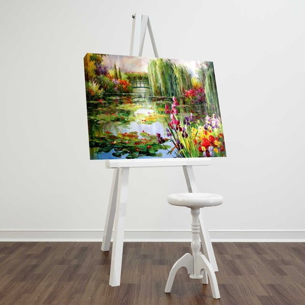 Reproducere tablou pe pânză Impressionist Garden, 70 x 45 cm-image-1