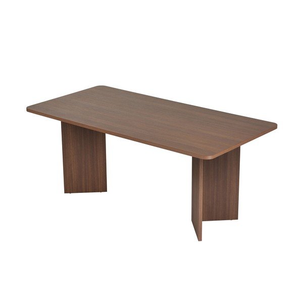 Masă de dining cu aspect de lemn de nuc 90x180 cm Linza – Kalune Design-image-3