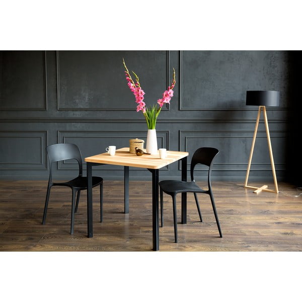 Masă Ragaba TRIVENTI, 80 x 120 cm, negru-image-3