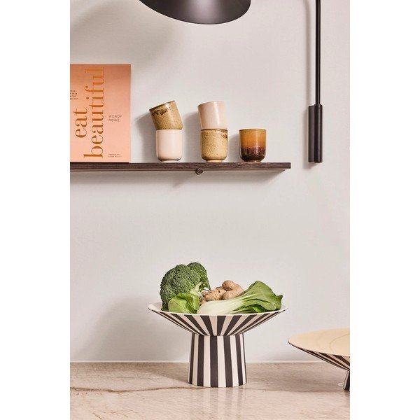 Bol alb-negru/bej din gresie ø 30 cm Toppu – OYOY Living Design-image-1