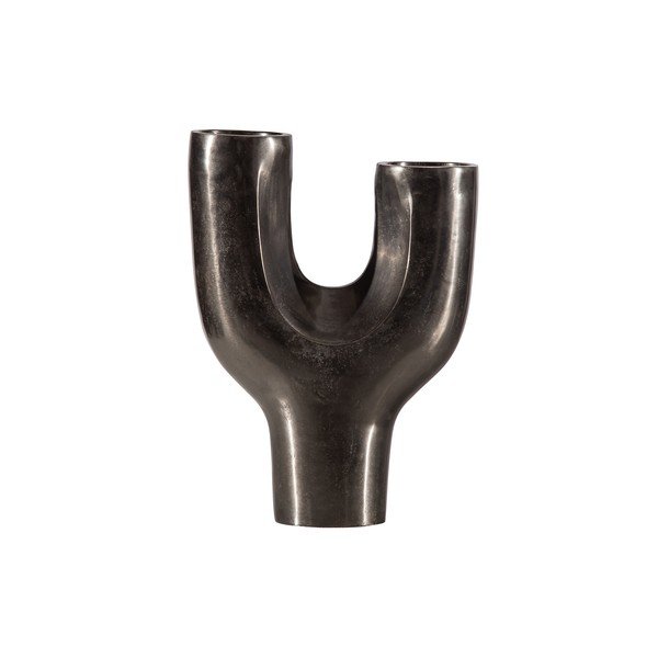 Suport metalic pentru lumânare WOOOD Don Y, negru-image-1