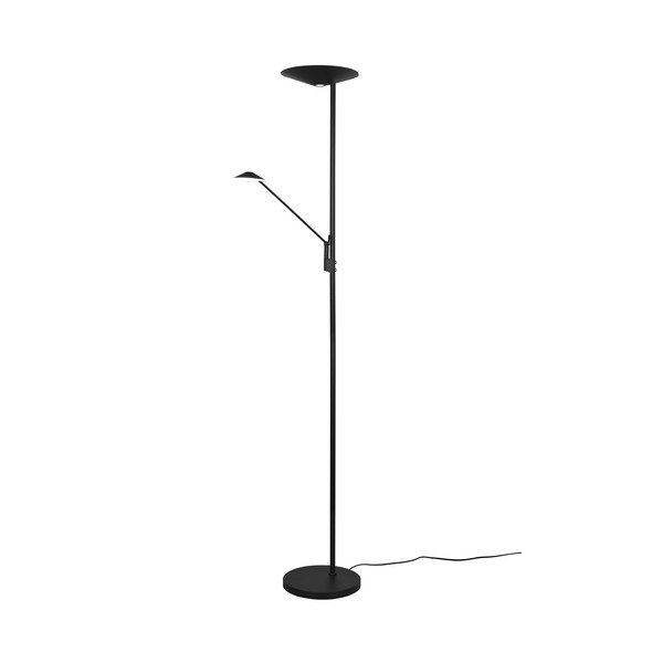 Lampadar negru mat LED cu intensitate reglabilă (înălțime 180 cm) Brantford – Trio