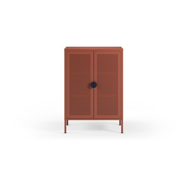 Dulap teracotă din metal 70x100x40 cm Sayla – Marckeric-image-1