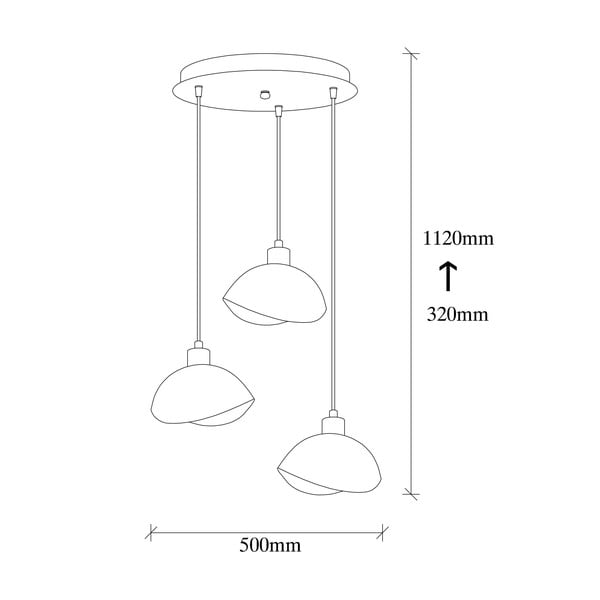 Lustră neagră cu abajur din metal ø 50 cm Sivani – Opviq lights-image-4