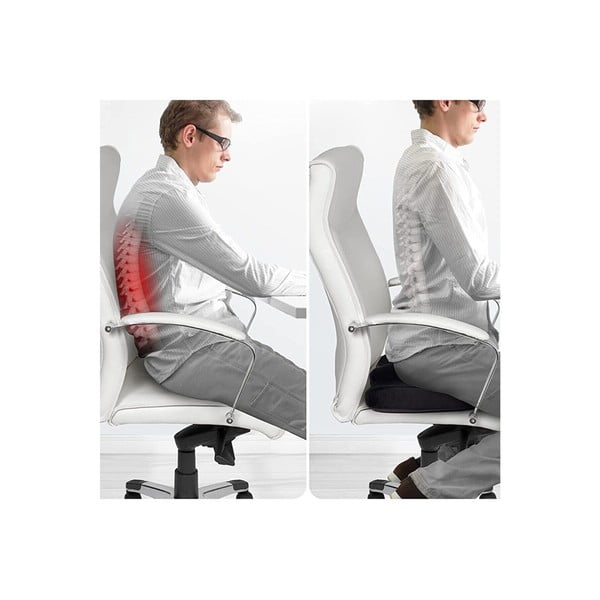 Pernă ergonomică cu umplutură de spumă cu memorie 35x45 cm – Mila Home-image-3