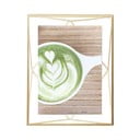 Ramă foto aurie din metal 18x23 cm Prisma – Umbra