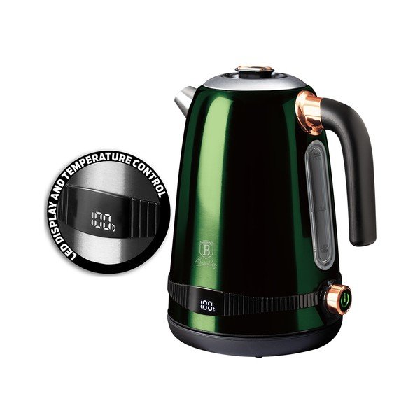 Ceainic electric verde de 1,7 l Emerald Collection - BerlingerHaus-image-2