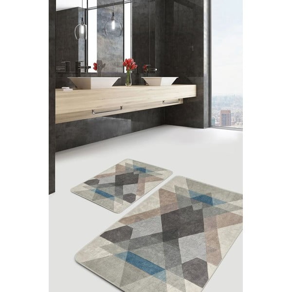 Covorașe de baie 2 buc. din catifea 60x100 cm – Mila Home-image-4