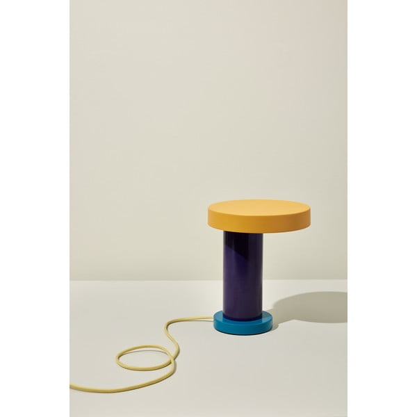 Veioză mov LED cu intensitate reglabilă (înălțime 25 cm) Magic – Hübsch-image-1