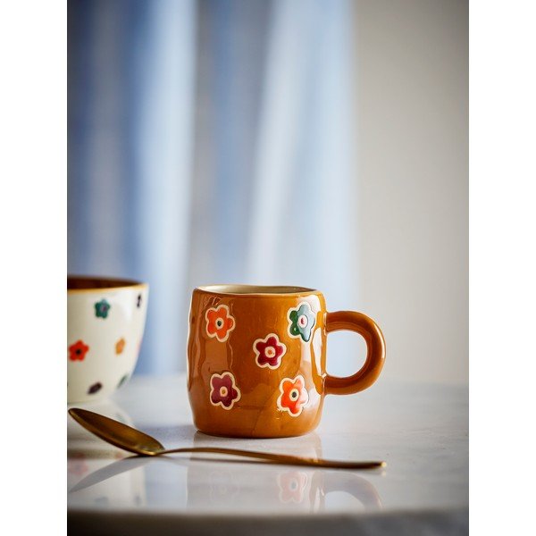 Cană pentru copii maro din gresie 130 ml Addy – Bloomingville Mini-image-1