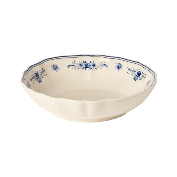 Farfurie albastră/bej pentru servire din gresie ø 23 cm Vila – Costa Nova-image-2