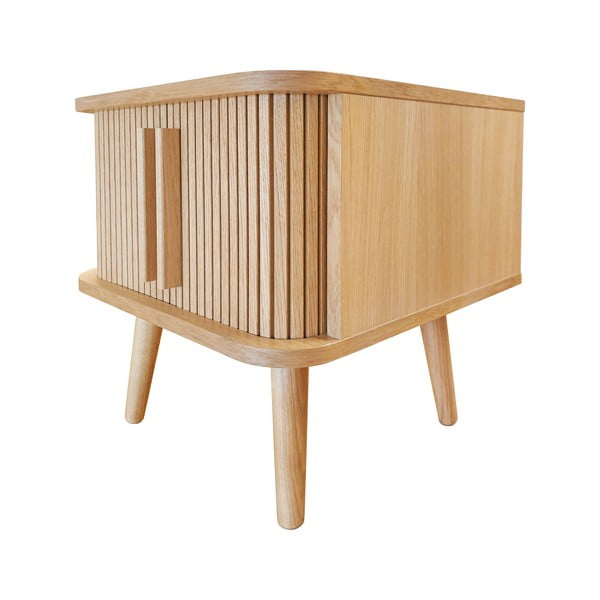 Noptieră cu aspect de lemn de stejar Rove – Woodman-image-4