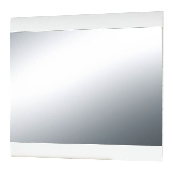 Oglindă de perete Germania Malou, ramă albă, 87 x 76 cm