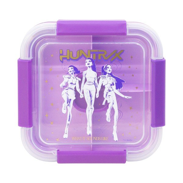 Cutie de gustări pentru copii mov din plastic K-Pop Demon Hunters – STOR