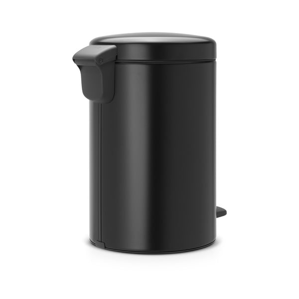Coș de gunoi negru mat cu pedală din oțel 12 l NewIcon – Brabantia-image-4