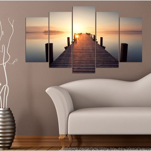 Tablou din mai multe piese Insigne Sigrid, 102 x 60 cm-image-1