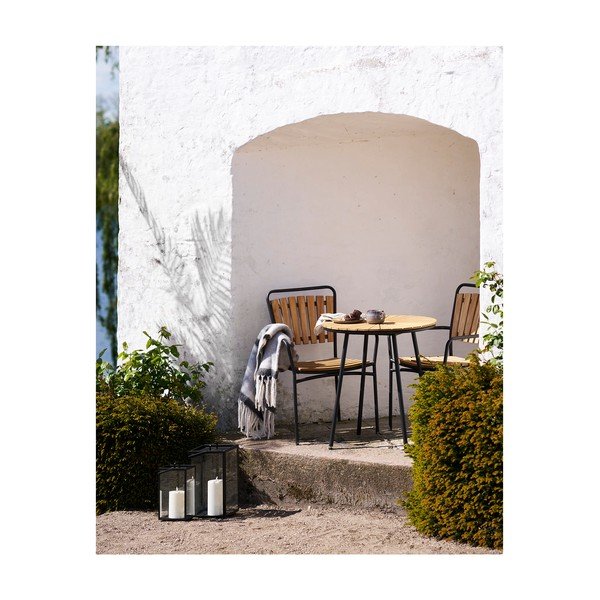 Pătură gri din amestesc de lână 130x170 cm Carmel – House Nordic-image-2