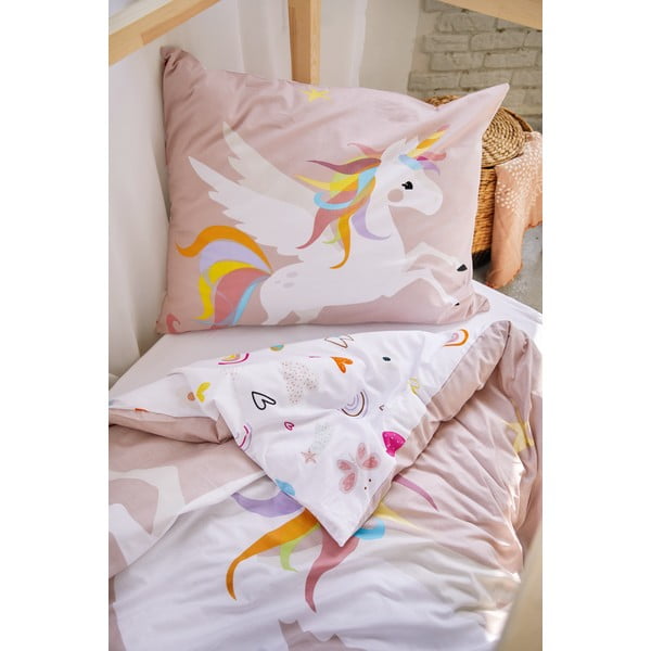 Lenjerie de pat pentru copii din bumbac  140x200 cm Unicorn – Bonami Selection-image-1