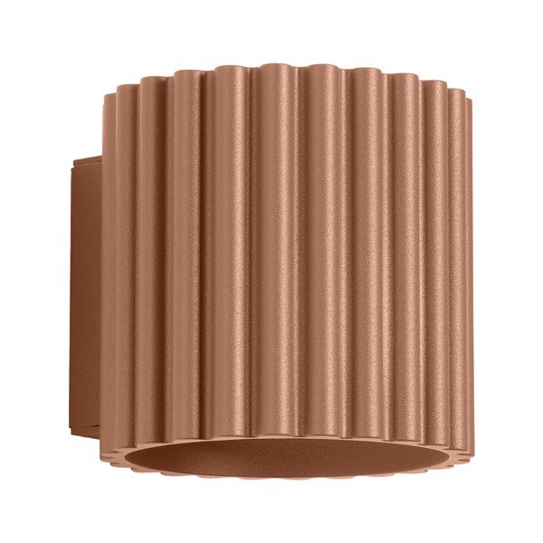 Aplică de perete maro deschis ø 10 cm Zora – Sollux