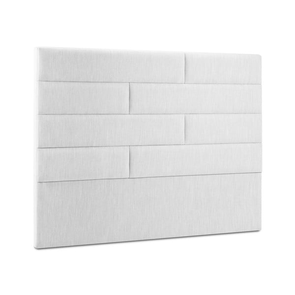 Tăblie de pat gri deschis tapițată 160x120 cm NY - Cosmopolitan Design-image-2