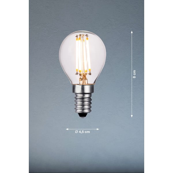 Bec E14, cu lumină caldă 2 W Standard – Fischer & Honsel-image-2