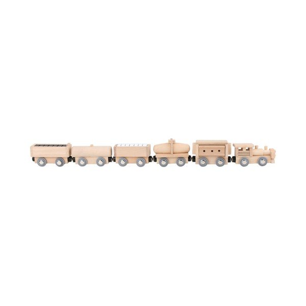 Tren din lemn cu magnet Legler Train-image-2