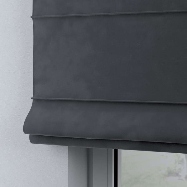 Jaluzea romană gri 170x100 cm Posh Velvet - Yellow Tipi-image-4